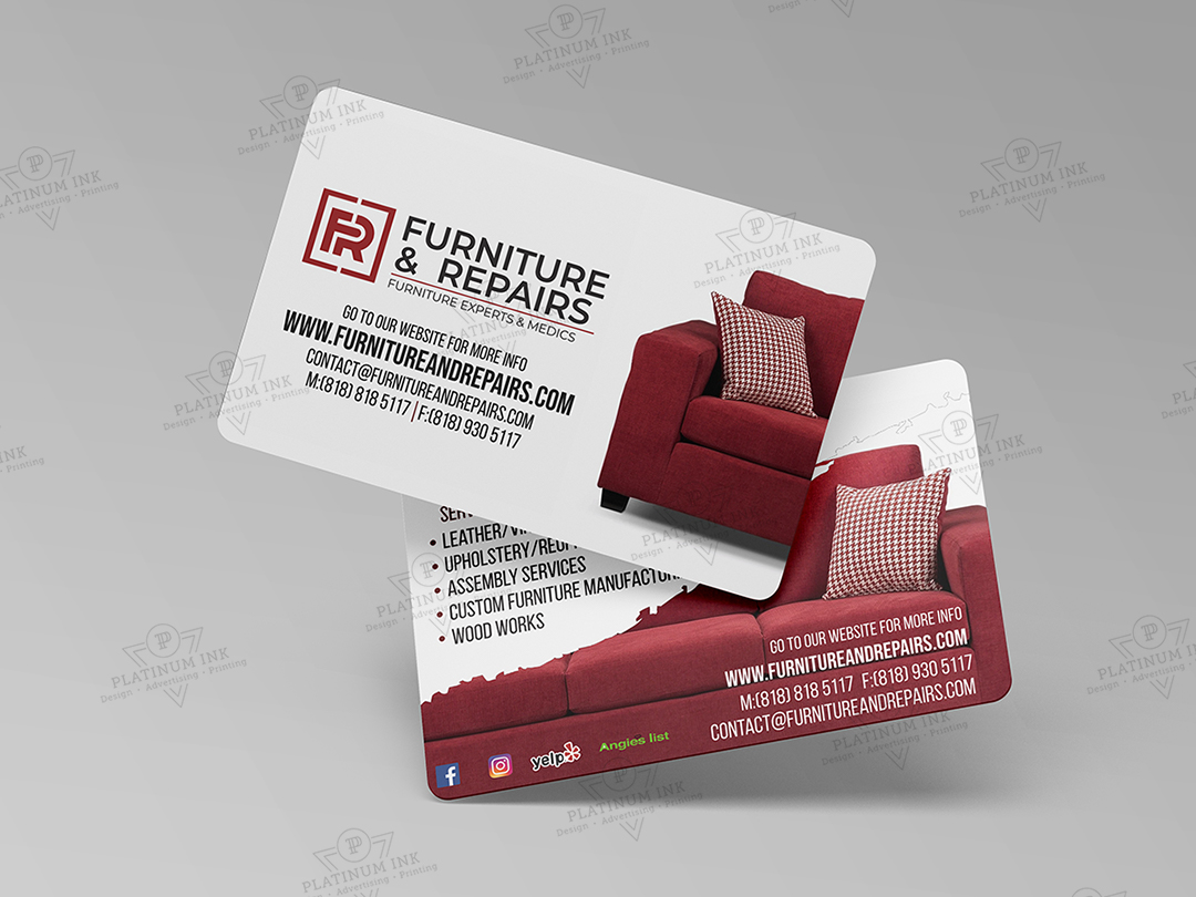 plastic business card printing
